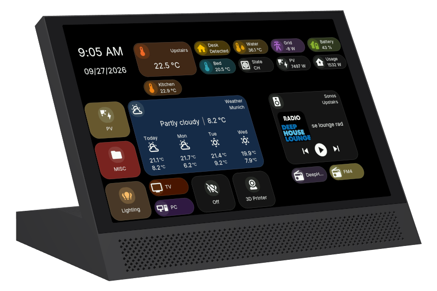 10.1 Inch Desktop Panel