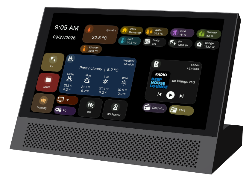 8 Inch Desktop Panel
